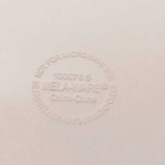 Vintage 1980's-3 Mela-Ware Melamine Hard Plastic 9.75" Bowls/Palm Tree Design - Picture 8 of 10